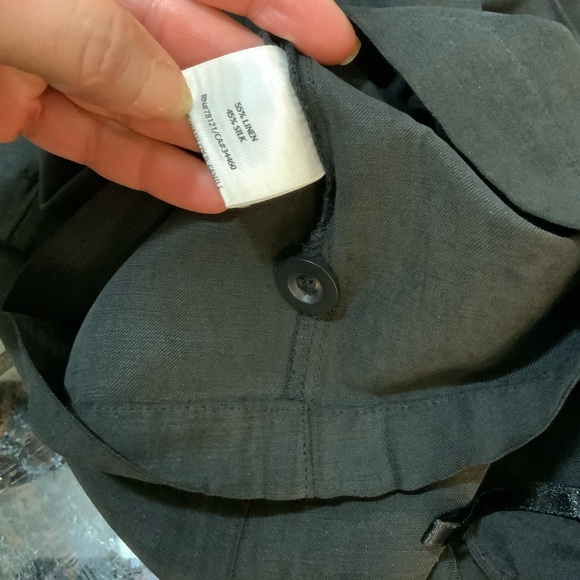 Eileen Fisher silk & linen pants. Size M - Picture 5 of 5